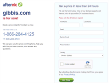Tablet Screenshot of gibbis.com